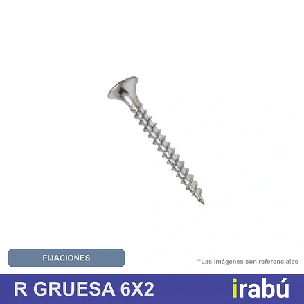 TORNILLO ROSCA GRUESA 6X2 1