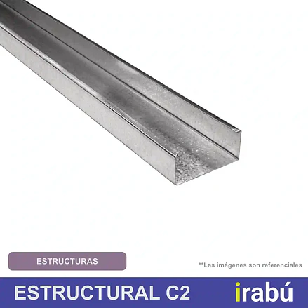 ESTRUCTURAL C2X4X0.85-90X38X12X0.85X6MT 1