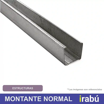 MONTANTE NORMAL 60X38X6X0.5X2.4MT 1