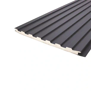 METAL SIDING NEGRO 3800mmX385mmX16mm 1 PCS