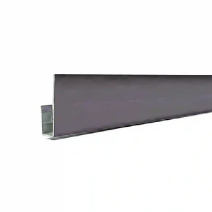 METAL SIDING STEEL PERFIL J COLOR NEGRO 3 MT
