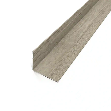 METAL SIDING STEEL PERFIL L INTERIOR COLOR ABEDUL 3 MT 1