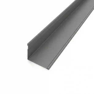METAL SIDING STEEL PERFIL L INTERIOR COLOR GRIS 3 MT
