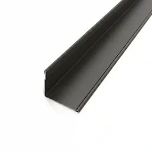 METAL SIDING STEEL PERFIL L INTERIOR NEGRO 3 MT