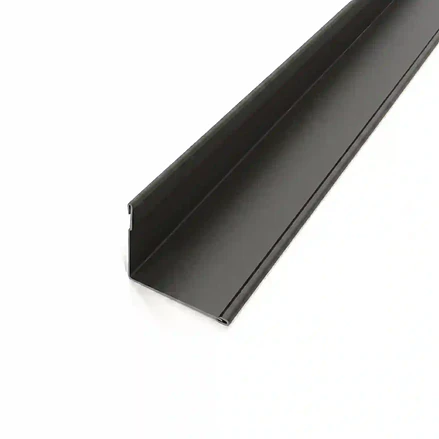 METAL SIDING STEEL PERFIL L INTERIOR NEGRO 3 MT 1