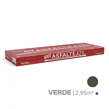 TEJA ASFALTICA NEW VERDE BOSQUE 2,95 M2 1