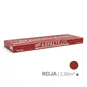 TEJA ASFALTICA NEW ROJO COLONIAL 2,95 M2