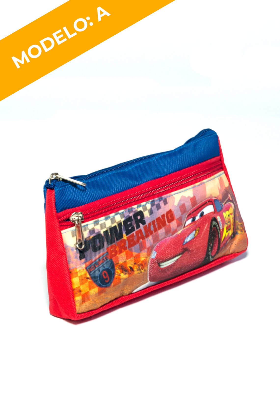 Estuche Doble Cierre Cars 2 Diseños