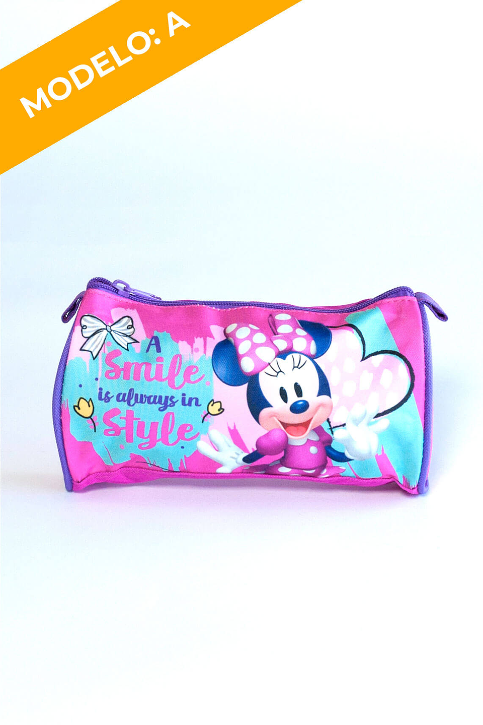 Estuche Rosado Minnie 2 Diseños 1