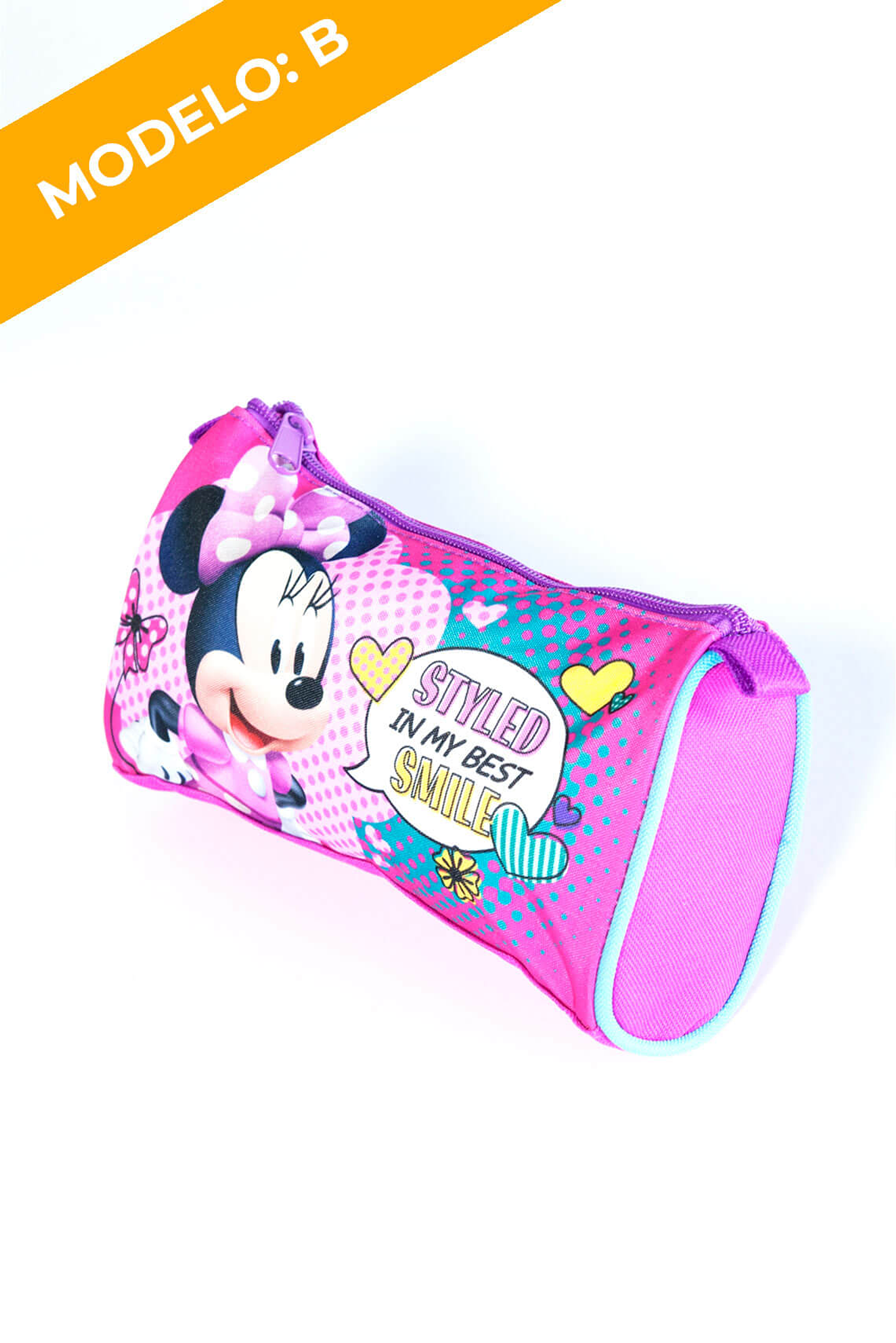 Estuche Rosado Minnie 2 Diseños 4