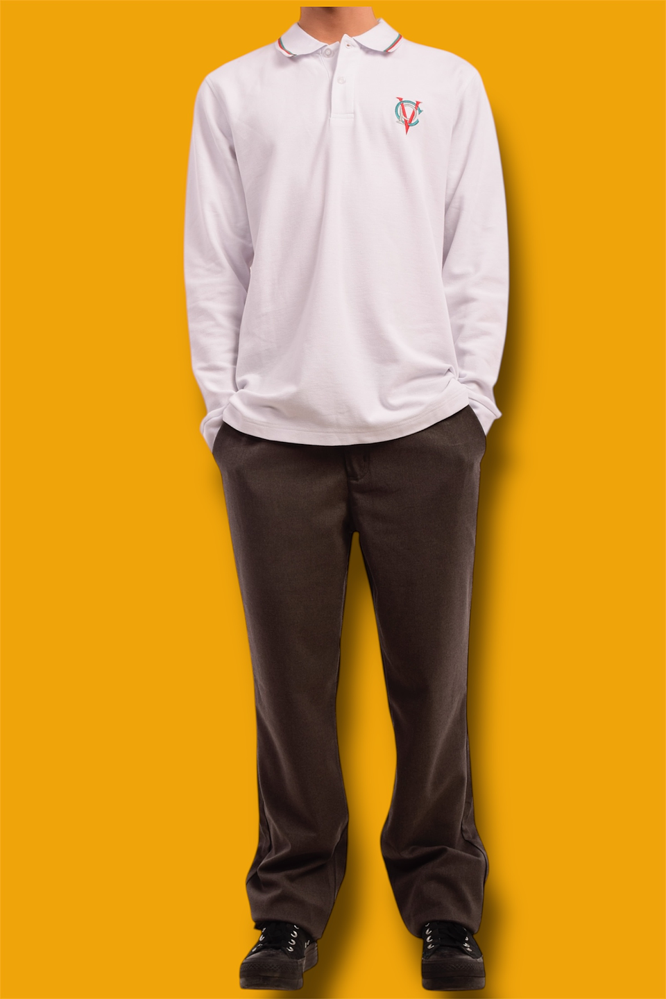 Polera Pique M/L Hombre (S - XL) 2