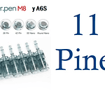 Dr pen A6S Con 2 baterias recargables gratis 2 Microagujas 16 pines