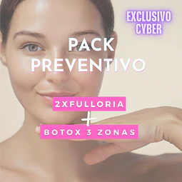 Pack Preventivo - 2 sesiones Fulloria + Botox 3 zonas