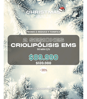 Criolipólisis EMS - 2 sesiones
