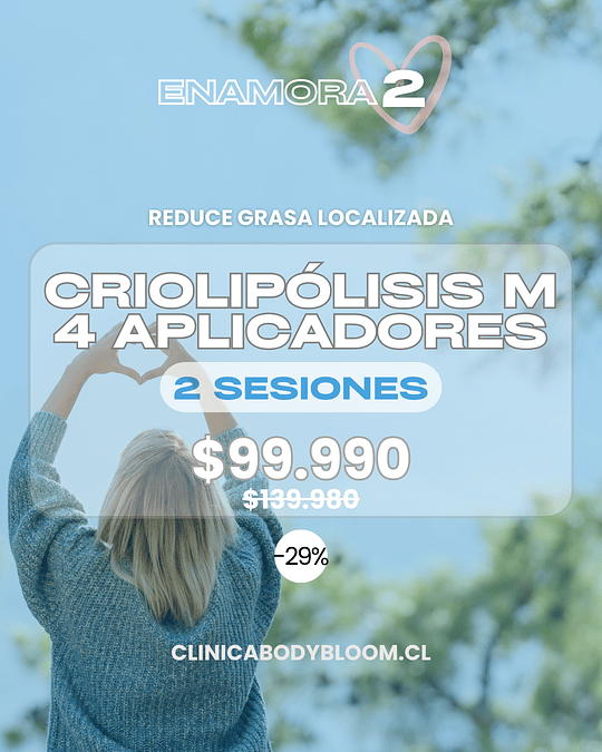 Criolipólisis M - 2 sesiones