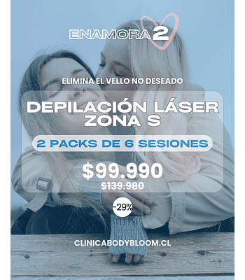 Depilación láser - 2 Zonas Small