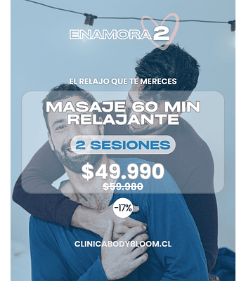 Masaje Relajante - 2 sesiones