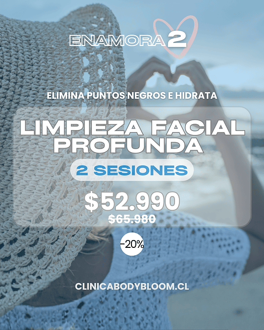 Limpieza facial profunda - 2 sesiones