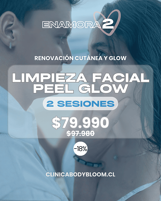 Limpieza facial Peel glow - 2 sesiones