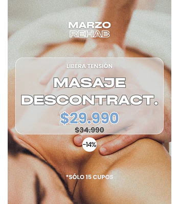 Masaje Descontracturante - 1 sesión
