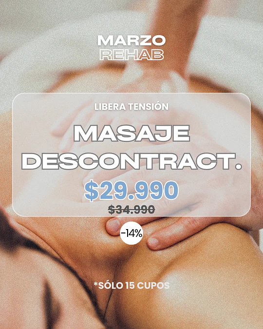 Masaje Descontracturante - 1 sesión