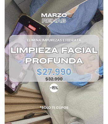 Limpieza facial profunda - 1 sesión