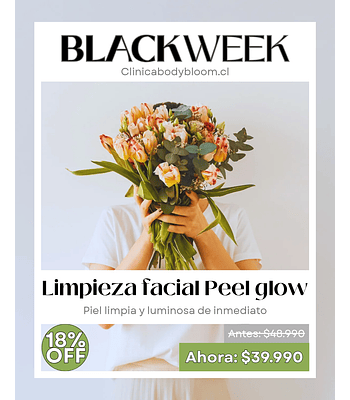 Limpieza facial Peel Glow - 1 sesión