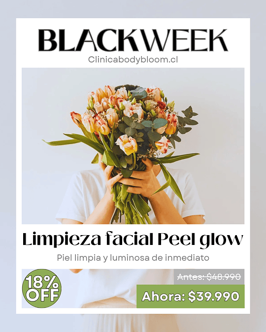 Limpieza facial Peel Glow - 1 sesión
