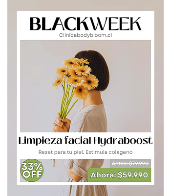 Limpieza facial Hydraboost - 1 sesión