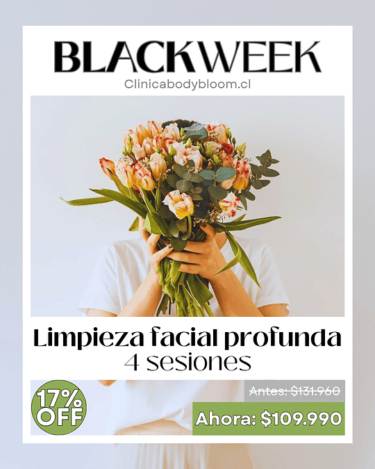 Limpieza facial profunda - 4 sesiones
