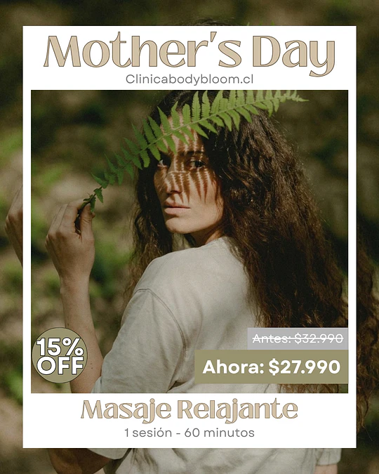 Masaje relajante - 1 sesión