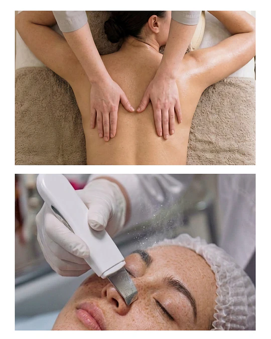 1 Masaje Relajante + 1 Limpieza facial Profunda