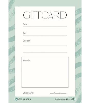 Giftcard personalizada
