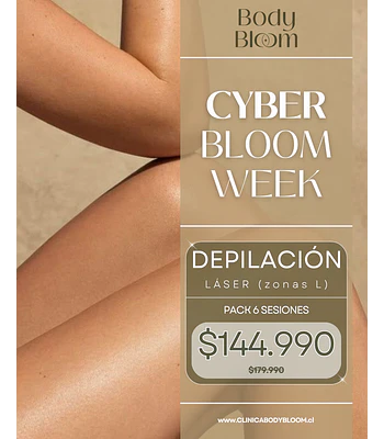 Depilación láser - 6 sesiones