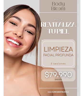 Limpieza facial profunda - 3 sesiones