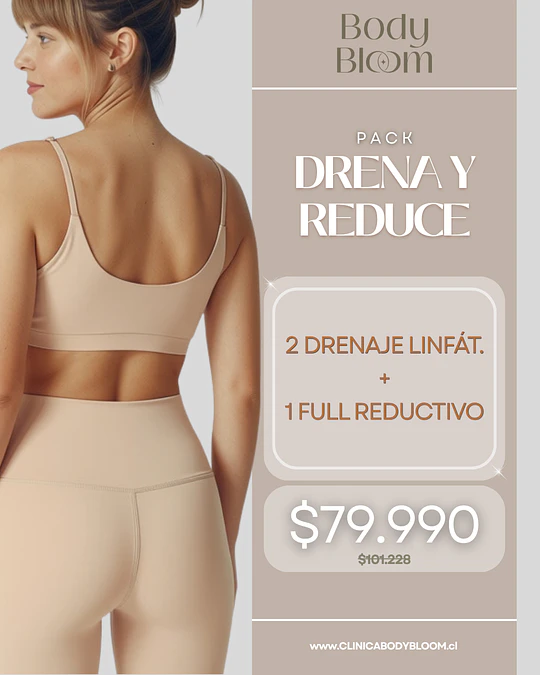 Drenaje + Full reductivo - 3 sesiones
