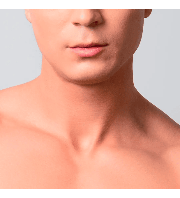 Depilación Rostro inferior + Cuello Anterior Hombre