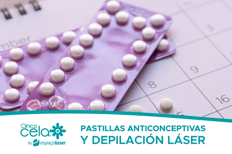 Pastillas anticonceptivas y depilación láser