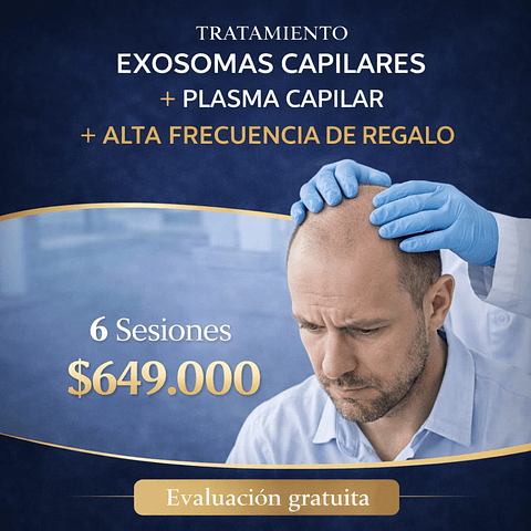 Tratamiento combinado con exosomas capilares 