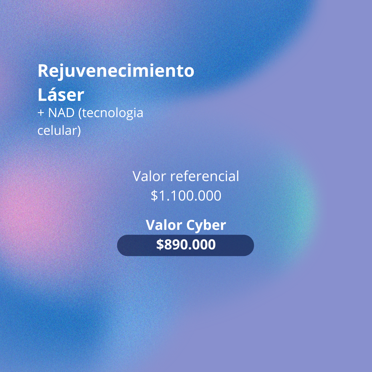 Rejuvenecimiento Láser + NAD+