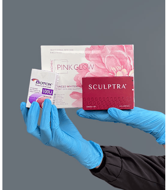 Plan anual 360º Sculptra, Botox y Mesoterapia pink glow