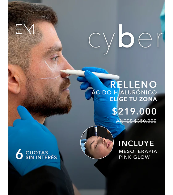 relleno 1 zona + mesoterapia pink glow