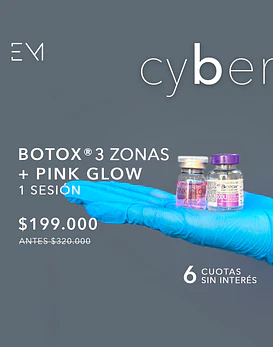 Toxina 3 zonas + Mesoterapia Pink Glow
