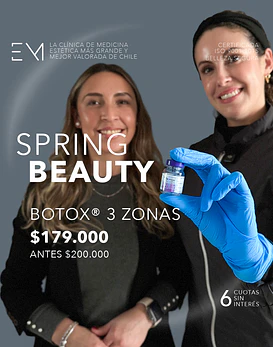 Toxina Botulínica 3 Zonas para eliminar arrugas