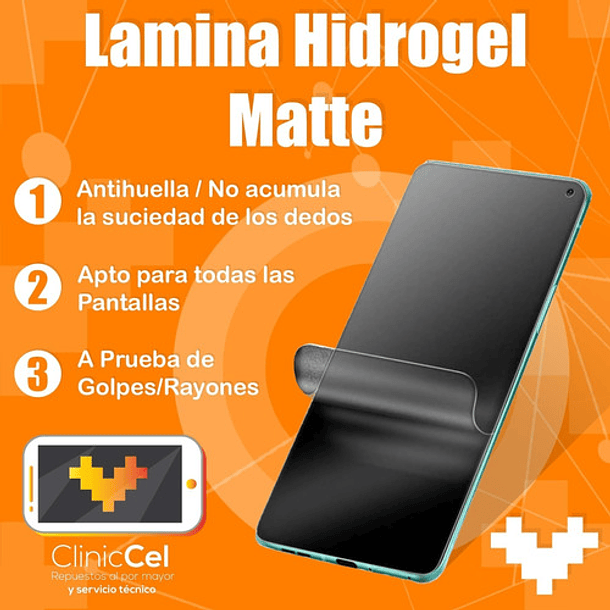 Láminas Hidrogel Pack 50 Unidades Matte O Anti-blue  3