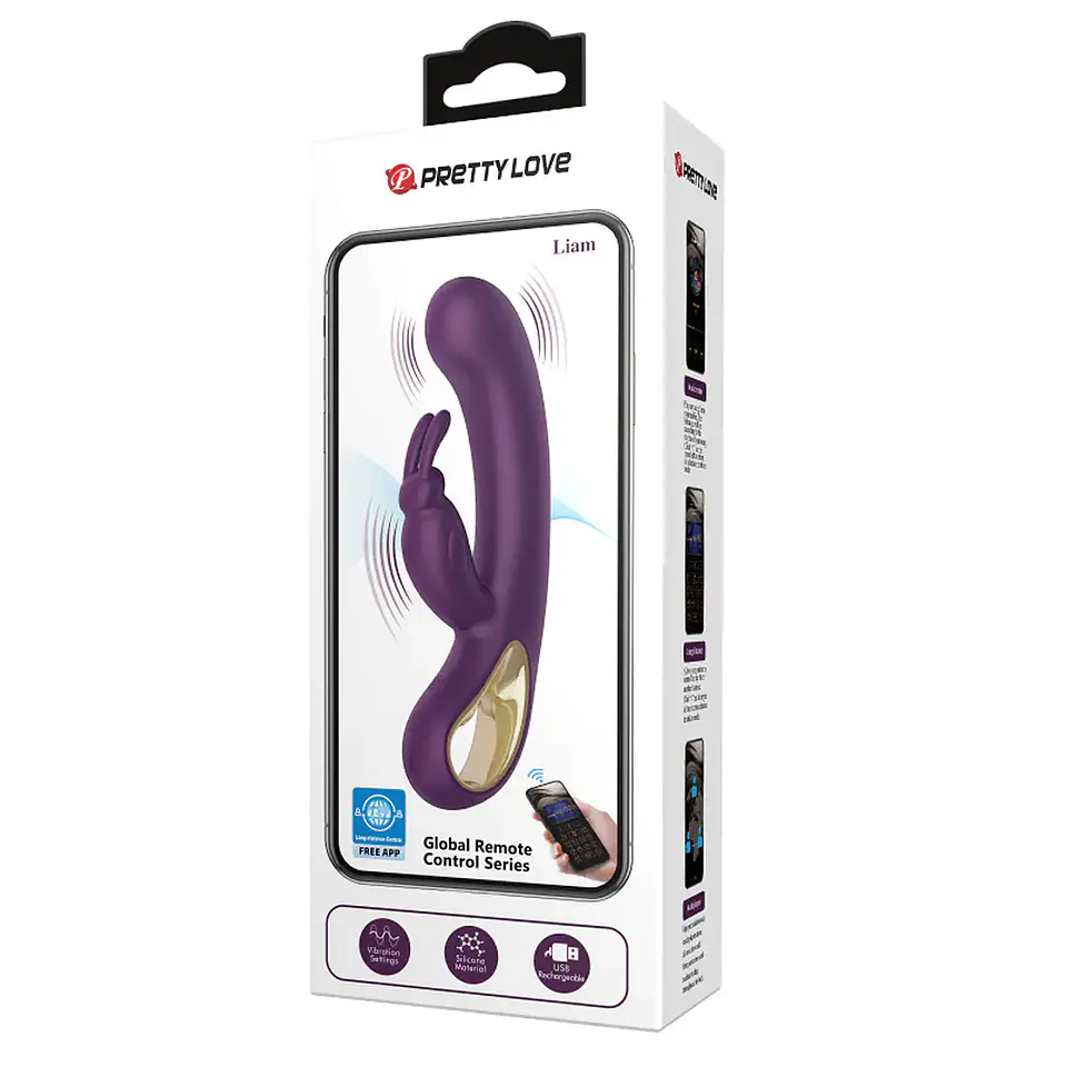 Vibrador LIAM conejito controlado por App 6