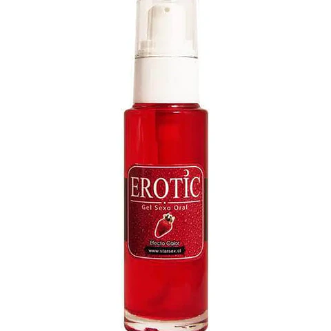 Gel comestible Erotic frutilla efecto calor