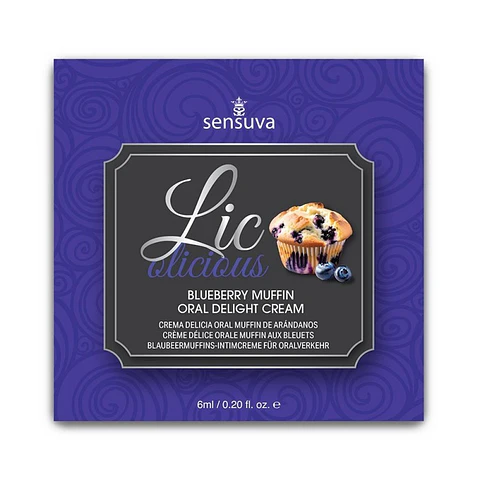 Licolicious Crema Comestible Para Sexo Oral - Blueberry 6 ml
