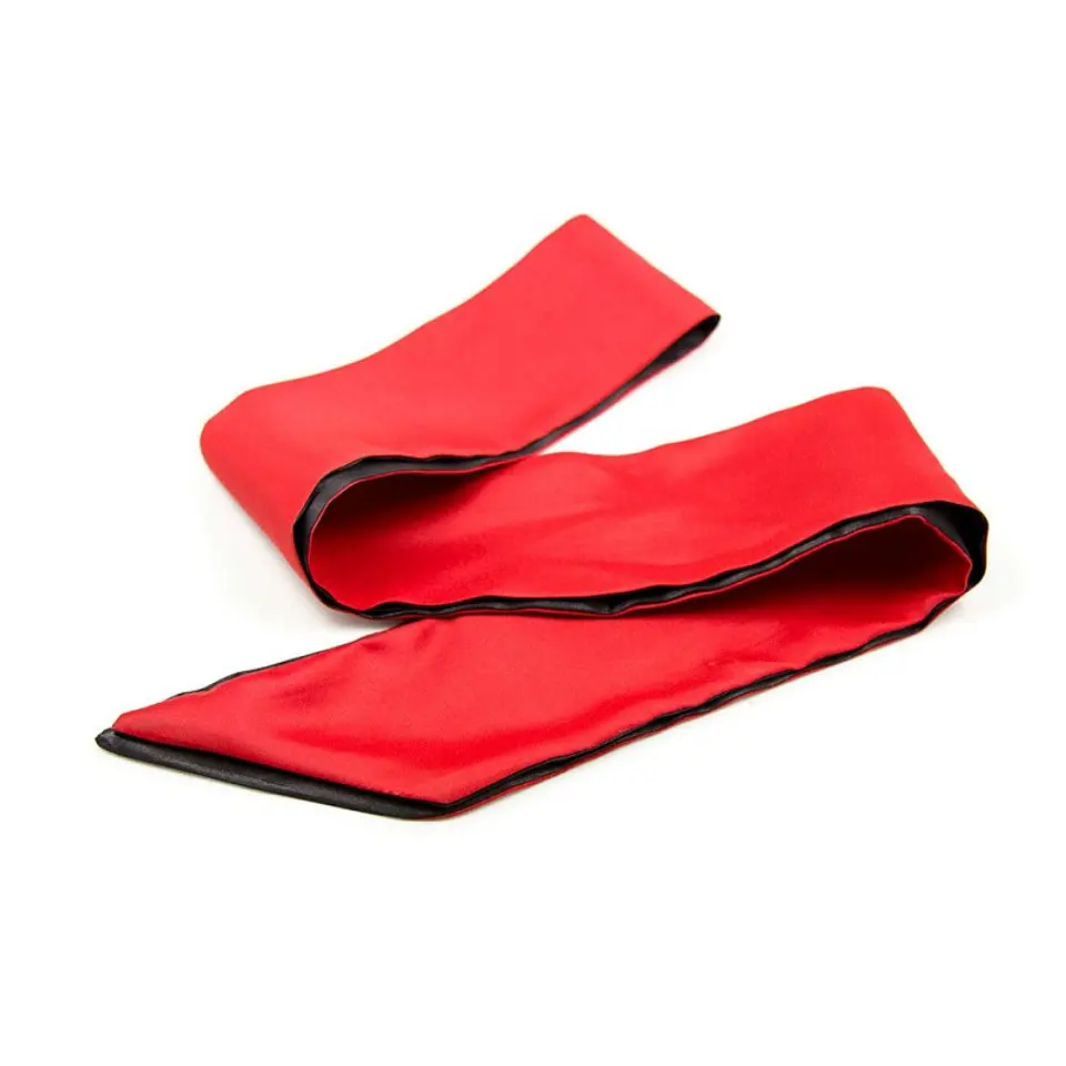 Antifaz de Tela Reversible SENS Rojo y Negro 2