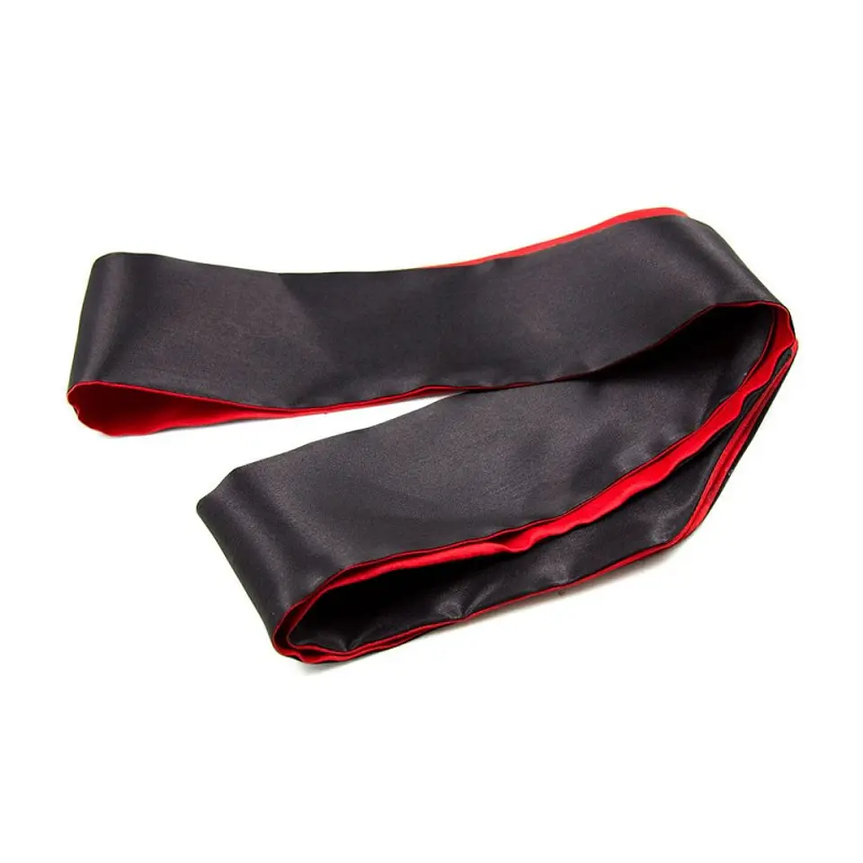 Antifaz de Tela Reversible SENS Rojo y Negro 3